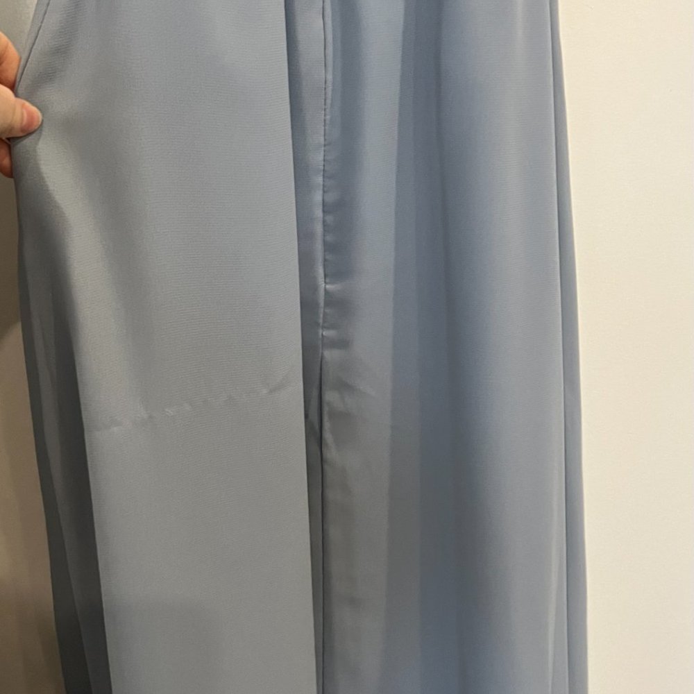 Azazie Dawn Bridesmaids Dress- Dusty Blue - Picture 4 of 5